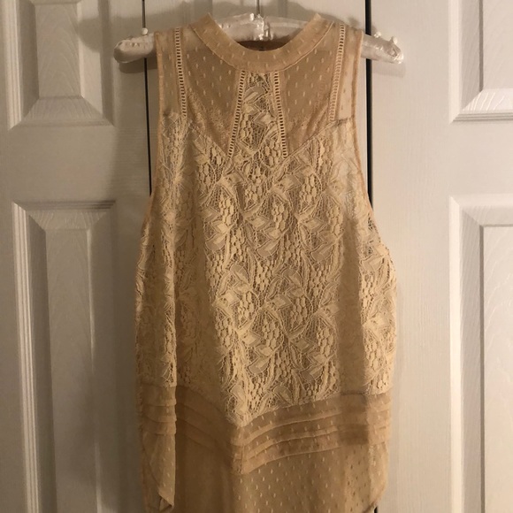 Ivory women's Free People sleeveless top - Picture 3 of 5